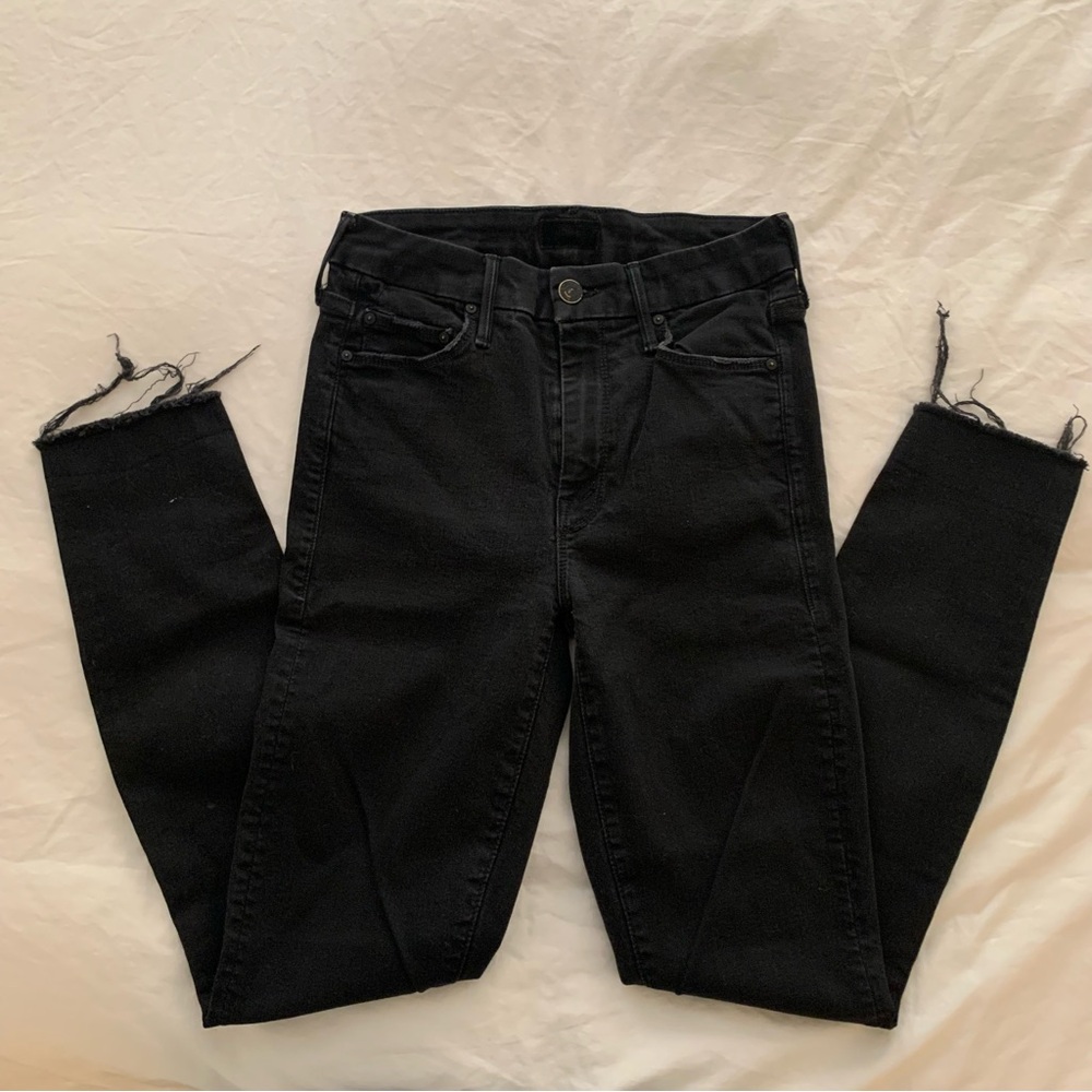 MOTHER The Looker Ankle Fray Jean